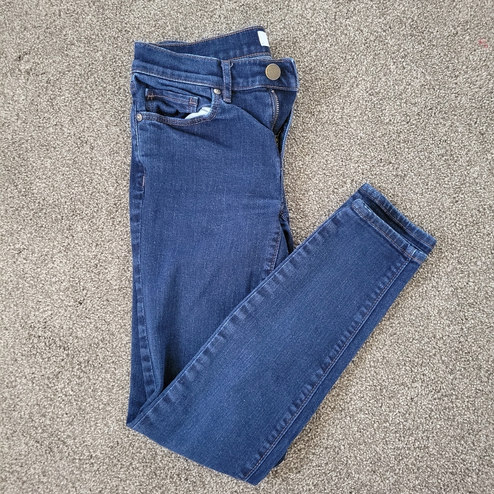 The Loft dark wash jeans. Size 0.